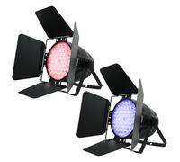 BETOPPER Par LED Lumière de Scène RGBW DMX Projecteur de Scène 200W CRI >90 5562 Lm Lyre LED avec Déflecteur Eclairage Scene pour DJ, Fête, Bars, Mariages et Festivals 2PCS