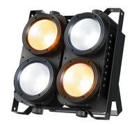 Betopper Par Led Projecteur 500W,Blinder Ambre+Blanc Froid COB Amélioré,Lumière de Scène DMX à Haut CRI/RA (>95),Jeu de Lumiere Matricielles 4 Yeux pour Discothèque, Mariage, Studio Photo, Théâtre