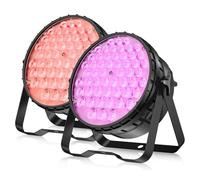 BETOPPER Projecteur de Scène 200W Par LED DMX RGBW Lumière de Scène CRI >90 5000 Lm Jeux de Lumiere Disco Eclairage Scene pour DJ, Fête, Bars, Mariages et Festivals 2PCS