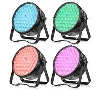 BETOPPER Projecteur de Scène 200W Par LED DMX RGBW Lumière de Scène CRI >90 5000 Lm Jeux de Lumiere Disco Eclairage Scene pour DJ, Fête, Bars, Mariages et Festivals [Classe énergétique F] 4PCS