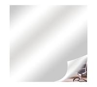 Betos Feuilles de miroir collantes, feuilles de miroir flexibles auto-adhésives sans verre - Feuille de miroir acrylique - Miroir mural sans cadre - Autocollants muraux pour la maison - 50 x 50 cm