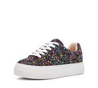 Betsey Johnson Baskets Sidny pour Femme, Noir/Multicolore, 41 EU