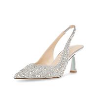 Betsey Johnson Escarpins Clark pour femme, Argent , 38 EU
