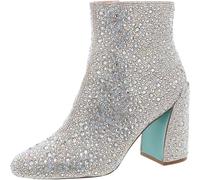 Betsey Johnson Femme Hugo Botte Tendance, Strass, 40 EU