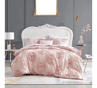 Betsey Johnson - Parure de lit Double réversible en Coton avec taie d'oreiller Assortie et taie d'oreiller en Bonus, idéale pour Toutes Les Saisons (Rose glambling Roses, lit Simple)