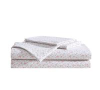 Betsey Johnson Parure de lit double rsistante la dcoloration et aux plis avec taies assorties, douce et lgre, essentiels de literie (vert