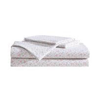 Betsey Johnson Parure de lit pour Grand lit, résistante à la décoloration et aux Plis avec Couvre-oreillers Assortis, Essentiels de literie Doux et légers (Vert Floral fantaisiste, Grand lit)