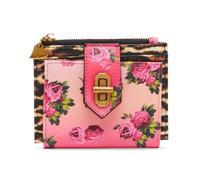 Betsey Johnson Portefeuille à Deux Volets Motif léopard Floral, Multicolore, Taille Unique