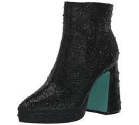 Betsey Johnson Women's Della Ankle Boot, Black, 6.5