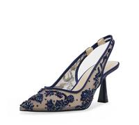 Betsey Johnson Women's Nikki Pump, Navy, 6.5