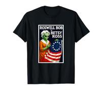 Betsy Ross Roswell Aliens Parodie de l'histoire américaine T-Shirt