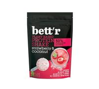 Bett’r BIO Protein Shake Fraise et Noix de Coco - Végétalien, Sans Gluten, Sans Soja et Sans Produits Laitiers - 450g
