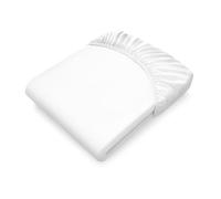 bett1 | BODYGUARD® Drap-Housse en Jersey (140-160x220 cm; Blanc). Assure Un Confort de Sommeil Tout en Douceur grâce à sa Sensation agréable sur la Peau et à sa Tenue optimale sur Le Matelas.