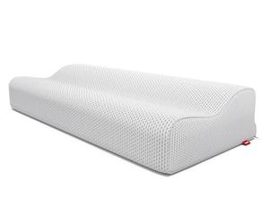 bett1 Oreiller Ergonomique Bodyguard (Oreiller Cervical, soulagement des épaules et de la Nuque, Deux Niveaux de Soutien, Mousse Haute résilience, Housse Lavable à 60 °C)