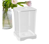 Betta Aquarium à poissons - Kit de démarrage avec lampe LED | Petit aquarium rectangulaire pour décoration de table, chambre à coucher, bureau, petits poissons, crevettes, guppy, poissons tropicaux