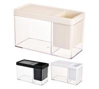 Betta Aquarium - Réservoir Transparent, Bol De Poisson De Bureau | Conteneur Habitat De Crevettes Compactes, Environnement De Crabe Nain, Petite Exposition Aquatique Pour Poisson Betta, Bol