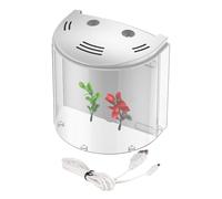 Betta Aquarium Transparent Clear Aquarium Fish Bowl Water Pump Container
