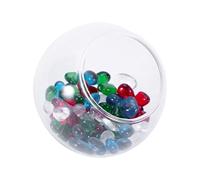 Betta Cave Ornament for Fish Tank, Hermit Crab Habitat, Glass Fish Tanks Ornaments, Black Shrimp Sleeping Nest for Aquatic Life, Ideal for Betta Fishes and Shrimps, 2.36x2.36 inches