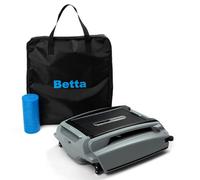 Betta Écumeur de Piscine robotisé à énergie Solaire SE Plus avec Sac de Transport et de Rangement, Batterie de Nettoyage Continue de 30 Heures, Deux Options de Charge, Nouilles en Mousse Anti-Blocage