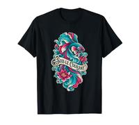 Betta Fish and Lotus Tattoo Art T-Shirt
