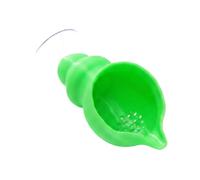 Betta Fish Hammock, Conch Resting Bed with Strong Suction Cup | Durable plastic material with smooth edges, designed for safe resting in tanks, fits for various betta fish setups Green