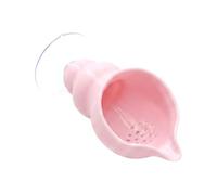 Betta Fish Hammock, Conch Resting Bed with Strong Suction Cup | Durable plastic material with smooth edges, designed for safe resting in tanks, fits for various betta fish setups Pink