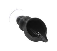 Betta Fish Hammock, Conch Resting Bed with Strong Suction Cup | Durable plastic material with smooth edges, designed for safe resting in tanks, fits for various betta fish setups Black