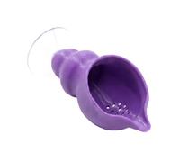 Betta Fish Hammock, Conch Resting Bed with Strong Suction Cup | Durable plastic resting bed, designed for aquatic pets, fits for all fish tank walls Purple