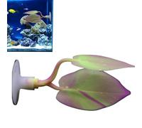Betta Fish Leaves | Betta Fish Leaves Pad | Tapis de feuilles de silicone souple | Habitat naturel pour poissons | Betta Fish Hammock Leaves Pad | Ornement de d'aquarium pour se reposer