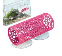 Betta Fish Tank Tunnel, Hollow Suction Small, Betta Habitat Resting Shelter, Aquarium Ornament with Material, Fish Tank Accessory with Natural Style, Tunnel for Aquatic Pets Cichlids Crayfish