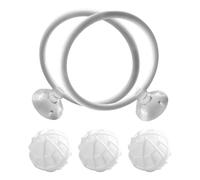 Betta Fish Training Ring Toy - Betta Fish Toys for Aquarium | Betta Fish Feedring with Suction Cup and 3 Aquarium Filter Balls, Betta Turtles Exercise Toys for Small Tank Use