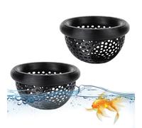 Betta Flottant pour Aquarium, 2 pièces, abri de Repos pour Le Confort et la Relaxation des Poissons, Conception à Feuilles flottantes avec Fonction d'aspiration sécurisée pour Une Utilisation dans Un