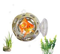 Betta Hideaway - Petite grotte à ventouse - Abri cachette de crevettes pour décoration d'aquarium, cichlidés, écrevisses, aquarium, maison, dortoir, appartement, bureau