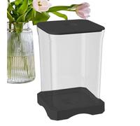 Betta - Petit aquarium - Kit de démarrage avec lampe LED - Aquarium rectangulaire pour décoration de meubles de table