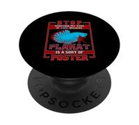 Betta - Poisson de Combat pour Aquarium PopSockets PopGrip Adhésif