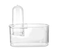 ＡＷＨＡＯ Betta - réservoir de Tortue avec Couvercle, réservoir Transparent, Petit Aquarium de Bureau, Habitat pour la Maison, Chambre à Coucher, décoration de, Ovale Court