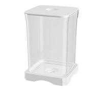 Betta Tank | Aquarium domestique, petit kit initial pour aquarium Betta avec lampe LED rectangulaire pour décoration de table