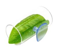 Betta Tunnel de relaxation en acrylique Betta avec feuilles simulées - Accessoire d'aquarium Betta multifonction - Ornement pour aquarium - Abri