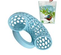 Betta Tunnel, Interactive Hollow Aquarium Decor for Fish Play, Betta Hammock Tunnel with Safe Smooth Edges, Enrichment Hiding Spot, Aquatic Accessory for Freshwater, Saltwater