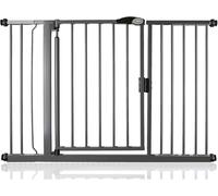 Bettacare Barrière de Sécurité à Fermeture Automatique, 125.4cm - 132.4cm, Gris Ardoise, Barrière de Sécurité à Pression, Barrière pour Bébé, Barrière de Sécurité pour Portes et Couloirs