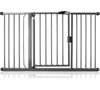 Bettacare Barrière de Sécurité à Fermeture Automatique, 139.8cm - 146.8cm, Gris Ardoise, Barrière de Sécurité à Pression, Barrière pour Bébé, Barrière de Sécurité pour Portes et Couloirs