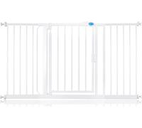 Bettacare Barrière de Sécurité à Fermeture Automatique, Barrière de Sécurité à Pression pour Bébé, Sécurité pour Portes et Couloirs, 147cm - 154cm, Couleur Blanc