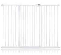 Bettacare Barrière de Sécurité Escalier et Porte Extra Haute Enfant et Animal 139,9 - 147,8 cm Blanc