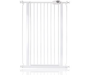 Bettacare Barrière de Sécurité Escalier et Porte Extra Haute Enfant et Animal 75 - 83 cm Blanc