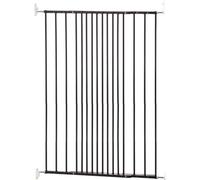 Bettacare Barrière de Sécurité Extra-Haute à Vis pour Animaux, Hauteur 103,5cm, Barrière d'Escalier pour Chien et Chiot, 62,5cm - 106,8cm, Couleur Noir