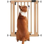 Bettacare Barrière Élégance en Bois, Naturel, 63cm - 71cm, Barrière de Sécurité à Fixation par Pression, Barrière de Sécurité pour Chiots, Chiens et Animaux de Compagnie, Installation Facile