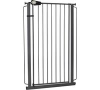 Bettacare Barrière étroite pour enfants et animaux de compagnie, 68,5 cm à 75 cm, gris ardoise, extra haute 104 cm de hauteur, barrière d'escalier, barrière pour bébé et adaptée pour chien ou animal