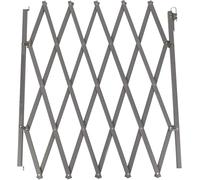 Bettacare Barrière Extensible pour Animaux, en Bois, Barrière Rétractable de Sécurité pour Chien et Chiot, 60cm - 108cm, Couleur Gris