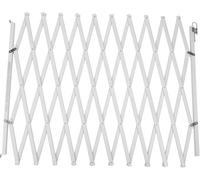Bettacare Barrière Extensible pour Animaux XL, 60 cm - 230 cm, Blanche, en Bois, barrière rétractable de sécurité pour Chien, barrière pour Chiot et Chien