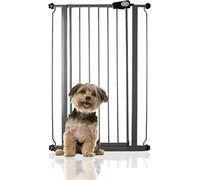 Bettacare Safetots Barrière Extra Haute Premium pour Chien, Installation Facile par Pression pour Chien et Chiot, 68,5cm - 75cm, Extra Haute de 104cm, Couleur Gris Ardoise